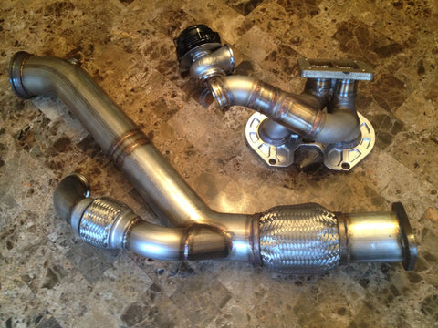 Full 304 Stainless Steel Turbo Downpipe